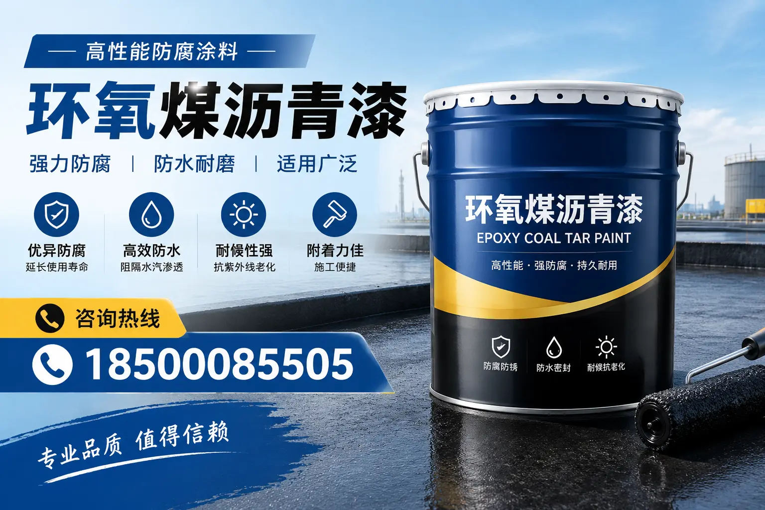 环氧煤沥青漆的主要成分与功能，潮州用户深度了解