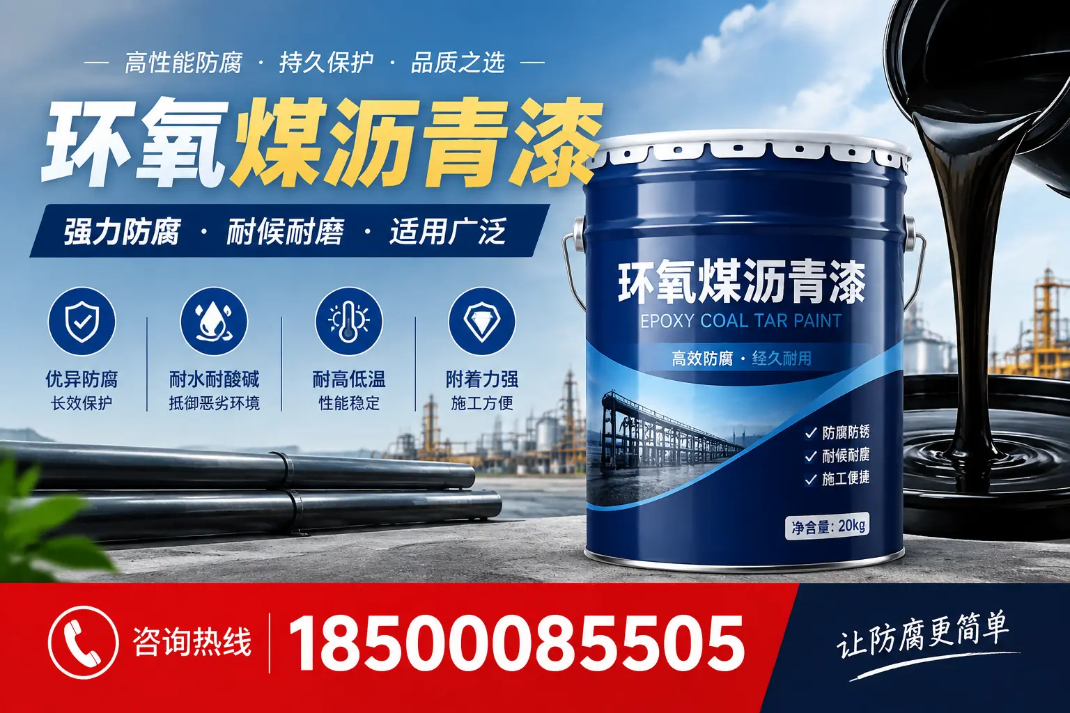 环氧煤沥青漆在不同气候条件下的表现分析，潮州适用性